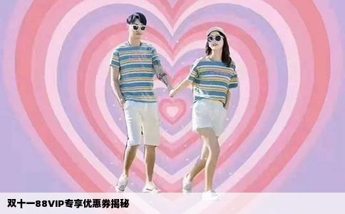 双十一88VIP专享优惠券揭秘