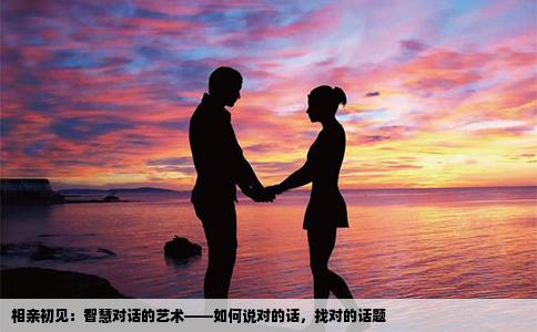 相亲初见：智慧对话的艺术——如何说对的话，找对的话题